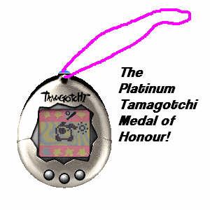 Platinum Tamagotchi Medal of Honour