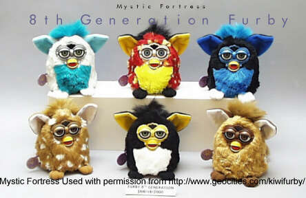 generation series 8 furby new colors, new release