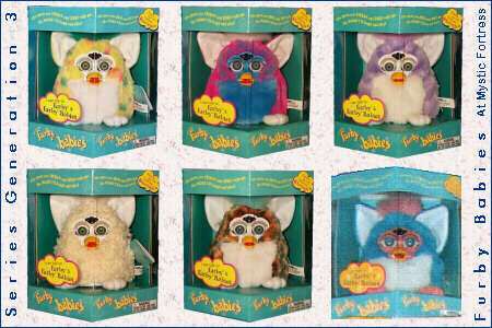 generation series 3 Furby baby new colors, new release