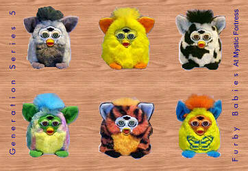 generation series 5 furby baby babies new colors, new release