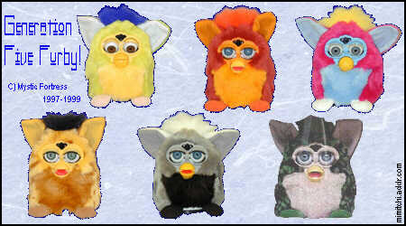 generation series 5 Furby new colors, new release