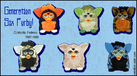 generation series 6 Furby new colors, new release