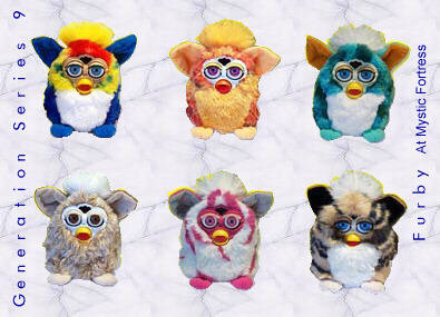 generation series 9 furby new colors, new release