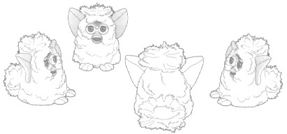 4 Furbys talking